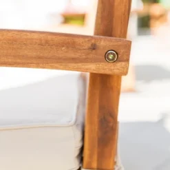 Acacia Wood X-Back Love Seat With Cushions Brown - Saracina Home 9 Acacia Wood X-Back Love Seat With Cushions Brown - Saracina Home -Saracina Home GUEST 55ed72cc a28a 447d 9d4f 8282777f0da0