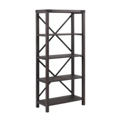 64" Sophie Industrial X Frame Bookshelf - Saracina Home 33 64" Sophie Industrial X Frame Bookshelf - Saracina Home -Saracina Home GUEST 5641daaf a669 40f1 9ff9 c02507696c8d