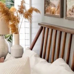 Boho Solid Wood Spindle Platform Bed - Saracina Home 24 Boho Solid Wood Spindle Platform Bed - Saracina Home -Saracina Home GUEST 56d06391 618a 4987 81f4 c67d43671300