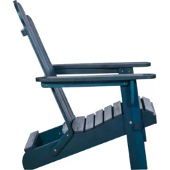 Genovia Transitional Acacia Wood Outdoor Adirondack Chair With Wine Holder - Saracina Home 23 Genovia Transitional Acacia Wood Outdoor Adirondack Chair With Wine Holder - Saracina Home -Saracina Home GUEST 582da842 404b 46f0 9201 99ee8062b399