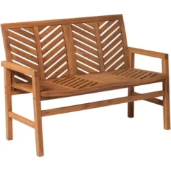 Slatted Chevron Acacia Wood Patio Loveseat – Saracina Home 35 Slatted Chevron Acacia Wood Patio Loveseat – Saracina Home -Saracina Home GUEST 5a4c2c18 3399 49e8 b03f 3b7e722ca08d
