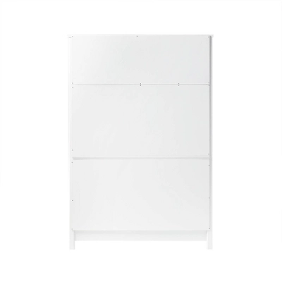 Farmhouse 5 Drawer Grooved Tall Storage Dresser White - Saracina Home 4 Farmhouse 5 Drawer Grooved Tall Storage Dresser White - Saracina Home - Image 4