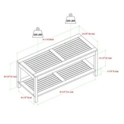 Ravenscroft Modern Boho Acacia Wood Slatted Outdoor Coffee Table With Lower Shelf - Saracina Home 17 Ravenscroft Modern Boho Acacia Wood Slatted Outdoor Coffee Table With Lower Shelf - Saracina Home -Saracina Home GUEST 5b2b236e 6213 4f63 ab9e e41f3388efe9
