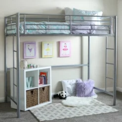 Twin Size Metal Platform Loft Bed - Saracina Home 13 Twin Size Metal Platform Loft Bed - Saracina Home -Saracina Home GUEST 5b7700ea 3ae7 47ce b6fc 3c8b64e99c1e