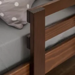 Twin Indy Solid Wood Low Loft Bed Walnut - Saracina Home 9 Twin Indy Solid Wood Low Loft Bed Walnut - Saracina Home -Saracina Home GUEST 5e295ce2 b4be 4f06 91b5 d859724f7e2c