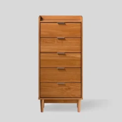 Mid-Century Modern Solid Wood 5 Drawer Chest Of Drawers - Saracina Home 33 Mid-Century Modern Solid Wood 5 Drawer Chest Of Drawers - Saracina Home -Saracina Home GUEST 5e4385bd f55f 474e 8e71 1c6e45c84f05