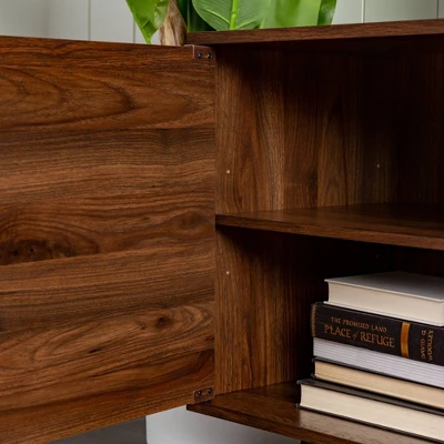 2 Door Mid-Century Modern Wood Storage TV Stand For TVs Up To 80" - Saracina Home 8 2 Door Mid-Century Modern Wood Storage TV Stand For TVs Up To 80" - Saracina Home - Image 8