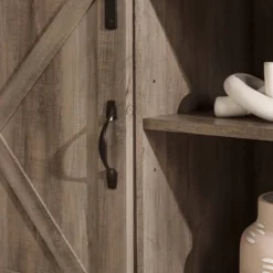 Clarabelle Double Sliding X Barn Door TV Stand For TVs Up To 80" - Saracina Home 26 Clarabelle Double Sliding X Barn Door TV Stand For TVs Up To 80" - Saracina Home -Saracina Home GUEST 5ff10700 2a62 4d9e 9e05 6dc0284af12e