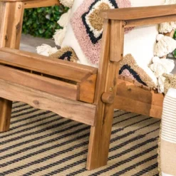 Genovia Transitional Acacia Wood Outdoor Adirondack Chair - Saracina Home 22 Genovia Transitional Acacia Wood Outdoor Adirondack Chair - Saracina Home -Saracina Home GUEST 60d413d6 0ef4 4722 84c8 62681699e910