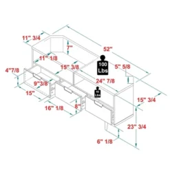 Cara Mid-Century Modern 3 Drawer Corner TV Stand For TVs Up To 58" - Saracina Home 28 Cara Mid-Century Modern 3 Drawer Corner TV Stand For TVs Up To 58" - Saracina Home -Saracina Home GUEST 63003f1f 44d7 4165 9d1a 122bd84a0d5d