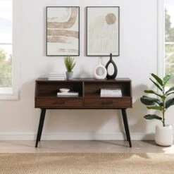 Modern 2 Drawer Angled Console Table - Saracina Home 18 Modern 2 Drawer Angled Console Table - Saracina Home -Saracina Home GUEST 63fb64cd 3650 4422 9343 5e990ab34b5d