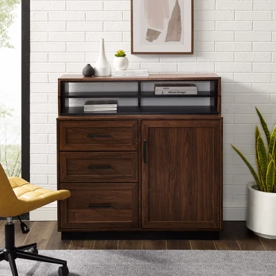 Modern Transitional Flip Down Secretary Desk - Saracina Home 3 Modern Transitional Flip Down Secretary Desk - Saracina Home - Image 3