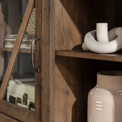 Clarabelle Transitional Glass Barn Door TV Stand For TVs Up To 65" - Saracina Home 12 Clarabelle Transitional Glass Barn Door TV Stand For TVs Up To 65" - Saracina Home - Image 12