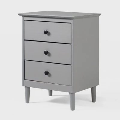 Stiva Classic Mid-Century Modern 3 Drawer Nightstand - Saracina Home 7 Stiva Classic Mid-Century Modern 3 Drawer Nightstand - Saracina Home - Image 7