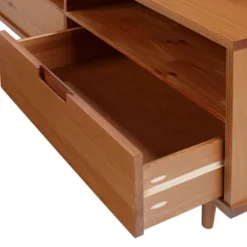 Cara 3 Drawer Mid-Century Modern 3 Drawer TV Stand For TVs Up To 80" - Saracina Home 16 Cara 3 Drawer Mid-Century Modern 3 Drawer TV Stand For TVs Up To 80" - Saracina Home -Saracina Home GUEST 662f7e9b be57 410f af45 916eec0005e7