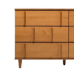 Modern Vertical Accent Solid Wood 6 Drawer Double Dresser - Saracina Home 37 Modern Vertical Accent Solid Wood 6 Drawer Double Dresser - Saracina Home -Saracina Home GUEST 6989dea6 239f 4116 9ec7 63d459c73c0c