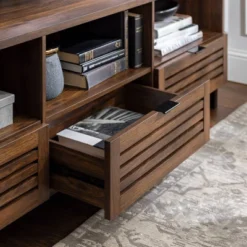 Visconti Boho Slat Door Storage Console TV Stand For TVs Up To 80" - Saracina Home 16 Visconti Boho Slat Door Storage Console TV Stand For TVs Up To 80" - Saracina Home -Saracina Home GUEST 69fe6f96 3b4b 497c 954b de6fbc23a007