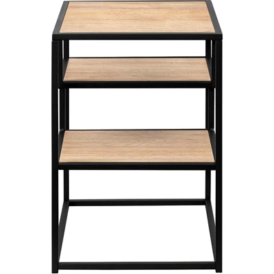 Modern 3 Tier Side Table - Saracina Home 3 Modern 3 Tier Side Table - Saracina Home - Image 3