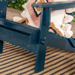 Genovia Transitional Acacia Wood Outdoor Adirondack Chair With Wine Holder - Saracina Home 27 Genovia Transitional Acacia Wood Outdoor Adirondack Chair With Wine Holder - Saracina Home -Saracina Home GUEST 6cfd8133 dbb2 46d0 bd03 d839a587888a