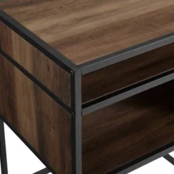 Modern Wood And Metal Side Table With Open Storage - Saracina Home 10 Modern Wood And Metal Side Table With Open Storage - Saracina Home -Saracina Home GUEST 6d692c65 a25d 418b aabb 396c7cfe6a2d