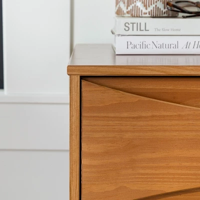 Mid-Century Modern Contoured 6 Drawer Dresser - Saracina Home 17 Mid-Century Modern Contoured 6 Drawer Dresser - Saracina Home - Image 17