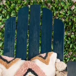 Genovia Transitional Acacia Wood Outdoor Adirondack Chair With Wine Holder - Saracina Home 25 Genovia Transitional Acacia Wood Outdoor Adirondack Chair With Wine Holder - Saracina Home -Saracina Home GUEST 72c72c9e 2d17 410e 9a2c 84b6f257b315