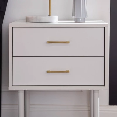 Ora Mid-Century Modern 2 Drawer Nightstand - Saracina Home 11 Ora Mid-Century Modern 2 Drawer Nightstand - Saracina Home - Image 11