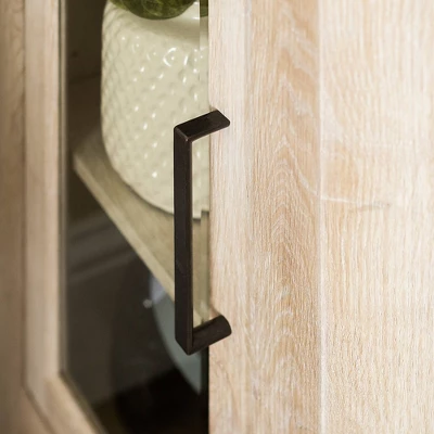 Glass Door Electric Fireplace Corner TV Stand For TVs Up To 50" - Saracina Home 7 Glass Door Electric Fireplace Corner TV Stand For TVs Up To 50" - Saracina Home - Image 7