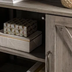 2 Door Farmhouse Highboy TV Stand For TVs Up To 65" Gray Wash - Saracina Home 27 2 Door Farmhouse Highboy TV Stand For TVs Up To 65" Gray Wash - Saracina Home -Saracina Home GUEST 74d44b04 afc3 499b 913a baeffe72da6f