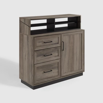 Modern Transitional Flip Down Secretary Desk - Saracina Home 11 Modern Transitional Flip Down Secretary Desk - Saracina Home - Image 11