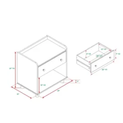 Katie Transitional Tray Top 1 Drawer Solid Wood Nightstand Caramel - Saracina Home 39 Katie Transitional Tray Top 1 Drawer Solid Wood Nightstand Caramel - Saracina Home -Saracina Home GUEST 785db332 35f5 446d a3aa c265acc38674