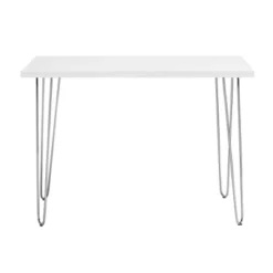 Gibby Modern Glam Hairpin Leg Writing Desk Faux White Marble - Saracina Home 11 Gibby Modern Glam Hairpin Leg Writing Desk Faux White Marble - Saracina Home -Saracina Home GUEST 7c5cd6bc 5520 491b 9292 241e79538c99