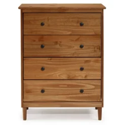Stiva Classic Mid-Century Modern Vertical 4 Drawer Dresser - Saracina Home 9 Stiva Classic Mid-Century Modern Vertical 4 Drawer Dresser - Saracina Home -Saracina Home GUEST 7d52ef34 1e46 4920 a3a1 34d91177eaef