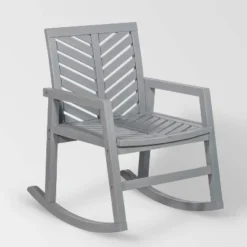 Slatted Chevron Acacia Wood Patio Rocking Chair - Saracina Home 17 Slatted Chevron Acacia Wood Patio Rocking Chair - Saracina Home -Saracina Home GUEST 80b89255 6eb1 4299 af6c 3100eed29e4e