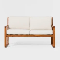 Saracina Home Modern Slat -Back Acacia Outdoor Bench With Cushions 10 Saracina Home Modern Slat -Back Acacia Outdoor Bench With Cushions -Saracina Home GUEST 84a85b31 992a 4de9 9918 8604f4075cb4