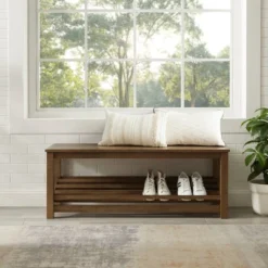 Modern Farmhouse Solid Wood Shoe Storage Entry Bench Rustic Oak - Saracina Home 8 Modern Farmhouse Solid Wood Shoe Storage Entry Bench Rustic Oak - Saracina Home -Saracina Home GUEST 8873dec7 d2f6 4b81 970d 33db280697a9