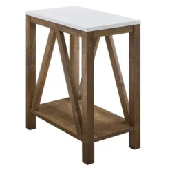 Taylen A Frame Farmhouse Open Storage Side Table - Saracina Home 15 Taylen A Frame Farmhouse Open Storage Side Table - Saracina Home -Saracina Home GUEST 8a56e050 18a3 4e19 8714 e5ed52064b38