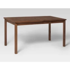 Acacia Wood Patio Simple Rectangle Dining Table - Saracina Home 38 Acacia Wood Patio Simple Rectangle Dining Table - Saracina Home -Saracina Home GUEST 8bddcda6 e818 496f a921 0458fda21bbb