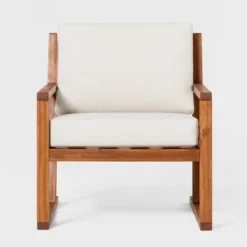 Saracina Home Modern Slat-Back Acacia Outdoor Arm Chair With Cushions 10 Saracina Home Modern Slat-Back Acacia Outdoor Arm Chair With Cushions -Saracina Home GUEST 8c100c19 cce6 4263 bf19 7df869ee1e9b