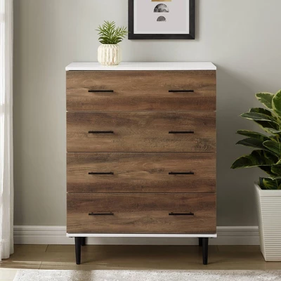Higgins Modern Vertical 4 Drawer Dresser - Saracina Home 9 Higgins Modern Vertical 4 Drawer Dresser - Saracina Home - Image 9