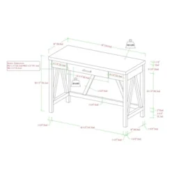 Taylen A Frame Transitional 1 Drawer Writing Desk - Saracina Home 15 Taylen A Frame Transitional 1 Drawer Writing Desk - Saracina Home -Saracina Home GUEST 942b1814 effd 4e03 9145 5df469a81520