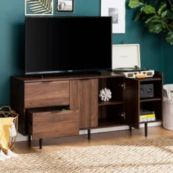 Rockwell Modern Storage TV Stand For TVs Up To 43" Brown - Saracina Home 19 Rockwell Modern Storage TV Stand For TVs Up To 43" Brown - Saracina Home -Saracina Home GUEST 95bd6db0 42bd 4911 8ee0 38206ec25c15