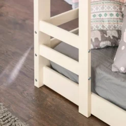 Twin Over Twin Indy Solid Wood Low Bunk Bed - Saracina Home 12 Twin Over Twin Indy Solid Wood Low Bunk Bed - Saracina Home -Saracina Home GUEST 96183bcc 8292 40fe 8e74 beec5d91051a