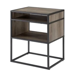 Modern Wood And Metal Side Table With Open Storage - Saracina Home 13 Modern Wood And Metal Side Table With Open Storage - Saracina Home -Saracina Home GUEST 965c7ea1 69f8 4053 a677 91e205fd7ba4