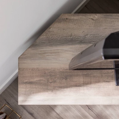 Robinson Rustic Transitional Sliding Barn Door Corner TV Stand For TVs Up To 58" - Saracina Home 10 Robinson Rustic Transitional Sliding Barn Door Corner TV Stand For TVs Up To 58" - Saracina Home - Image 10