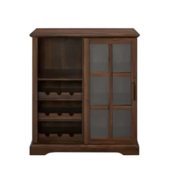 Tavern Modern Transitional Sliding Window Pane Door Bar Cabinet - Saracina Home -Saracina Home GUEST 9b43bc1d 6244 4381 8aae a40702b3f8c5