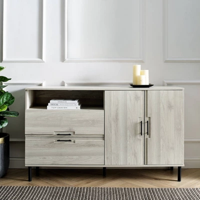 56" 2 Door Contemporary Sideboard - Saracina Home 1 56" 2 Door Contemporary Sideboard - Saracina Home
