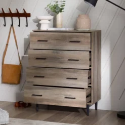 Higgins Modern Vertical 4 Drawer Dresser - Saracina Home 15 Higgins Modern Vertical 4 Drawer Dresser - Saracina Home -Saracina Home GUEST 9dd03e21 6377 4516 9e6d e0757f1ef627