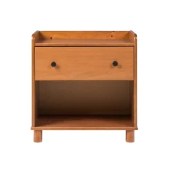 Katie Transitional Tray Top 1 Drawer Solid Wood Nightstand Caramel - Saracina Home 37 Katie Transitional Tray Top 1 Drawer Solid Wood Nightstand Caramel - Saracina Home -Saracina Home GUEST a3c3ff12 bc16 4805 ab38 fd838096f939