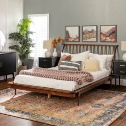 Boho Solid Wood Spindle Platform Bed - Saracina Home 28 Boho Solid Wood Spindle Platform Bed - Saracina Home -Saracina Home GUEST a59e04b0 9472 44a4 aa47 43be053d19eb